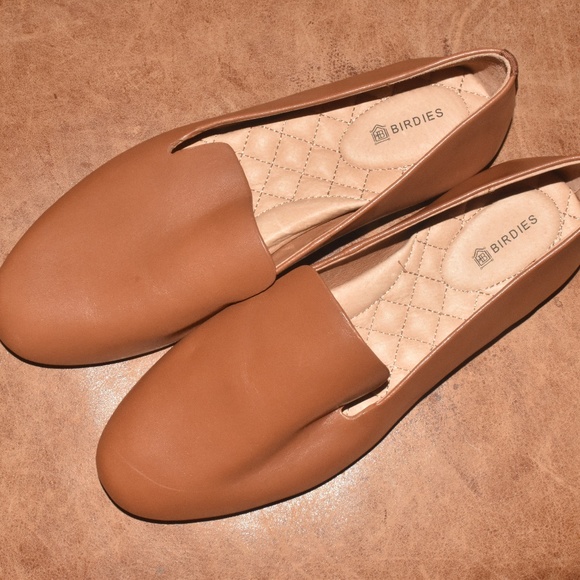 Birdies Shoes - BIRDIES Black Leather Driving Loafer Flats Size 7!